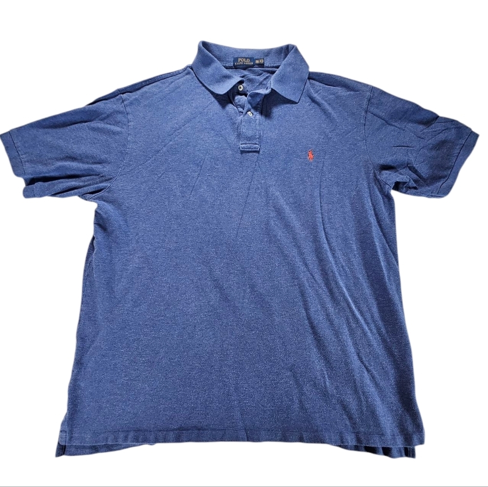 Polo by Ralph Lauren Men's Blue Polo Shirt Size 2XLT